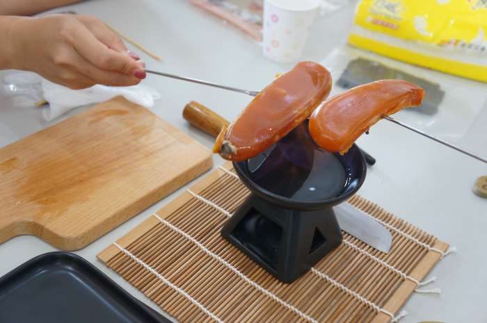 雲林口湖鄉-海中寶食品-烤烏魚子DIY